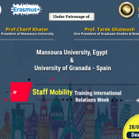 Mansoura University announces Staff Training Mobility to  University of Granada